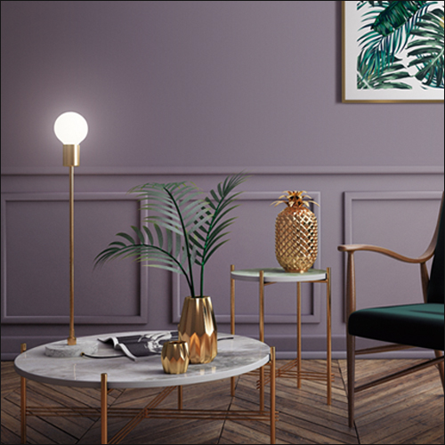 coala Interior Film sfeerbeeld muur met effen kleur