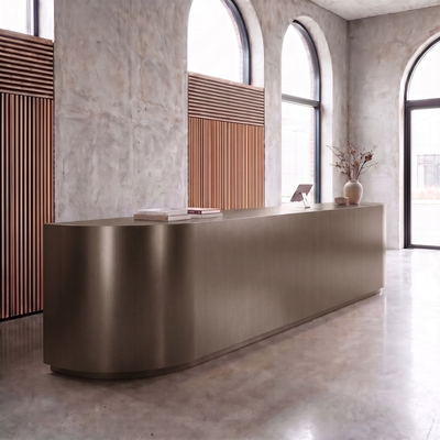 3M Di-Noc Film décoratif d'intérieur ME-1225 - Metallic Hairline, 1220 mm x 50 m