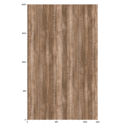 3M Di-Noc Film décoratif d'intérieur FW-1296 - Fine Wood, 1220 mm x 50 m