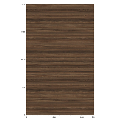 3M Di-Noc Film décoratif d'intérieur FW-1735H - Fine Wood, 1220 mm x 50 m