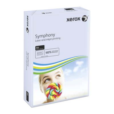 Papier Couleur A4 80g/m² Xerox Symphony Bleu pastel 003R93967