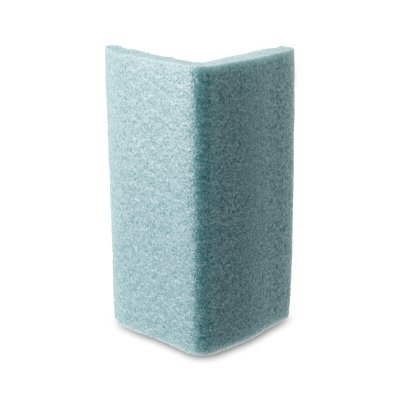Profilé en mousse L-75 bleu polyéthylène recyclé 2000mm