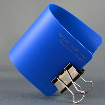 Feuilles de  Polypropylène Priplak Classic Bleu Royal 465 1200µ 650mmx1100mm