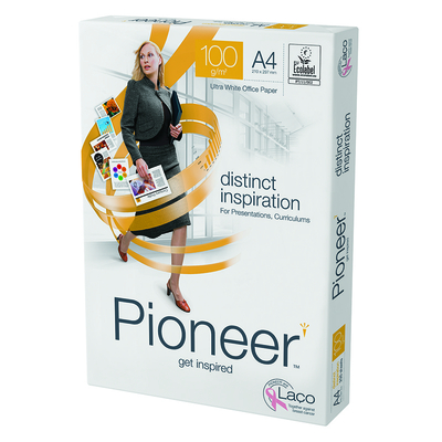 Pioneer – A4 – 100 g/m² - hoogwit – kantoorpapier – laser & inkjet – Antalis