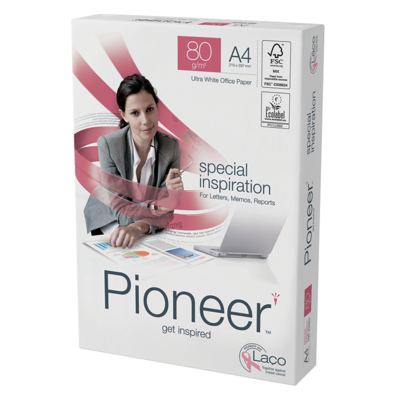 Pioneer – A4 – 80 g/m² - hoogwit – kantoorpapier – laser & inkjet – Antalis