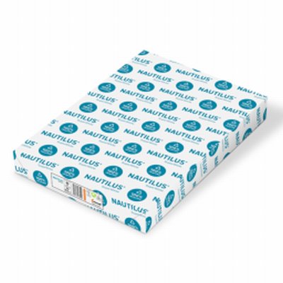 offset papier Nautilus SuperWhite Recycled Pulp (Hout) wit 300g 720x1020mm ingeriemd FSC®