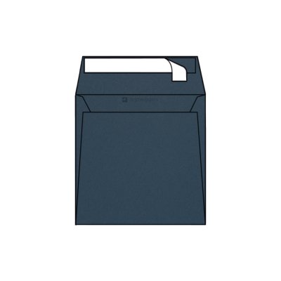 envelop Pop'Set Virgin Pulp strip Indigo 120g 170x170mm doos FSC®