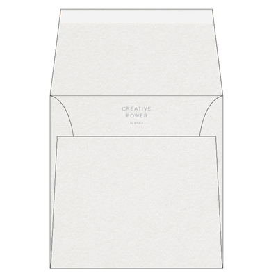 Enveloppe carrée 170 x 170 mm Curious Metallics Ice Silver 120 g/m²