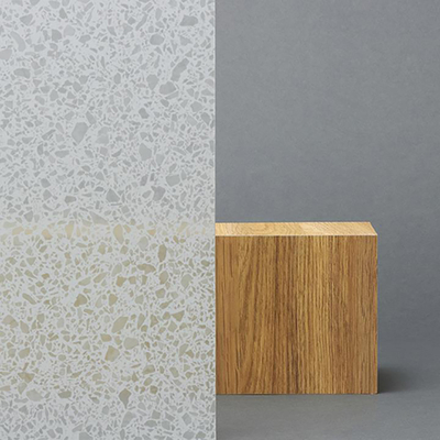 3M Fasara fim décoratif pour vitrage - SH2FGTZ Stone terrazzo white, 1270 mm x 30 m