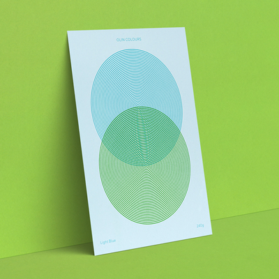 Papier Olin Colours Light Blue 120g/m² 700mm x 1000mm
