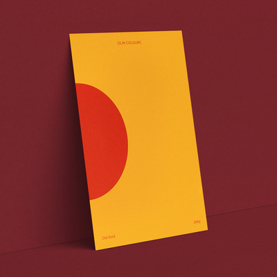 Papier Olin Colours Old Gold 120g/m² 700mm x 1000mm