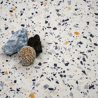Coala Interior film, Stone NH10 - Terrazzo Mixed Blue - 1220mm