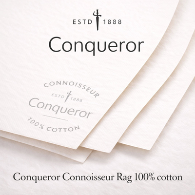 Conqueror Connoisseur Rag 100% cotton