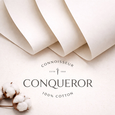 Conqueror Connoisseur Wove 100% cotton