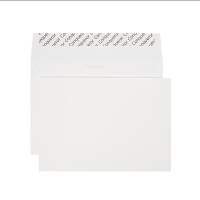 Enveloppe C5 162 x 229 mm Conqueror Wove Brillant White 120g/m2