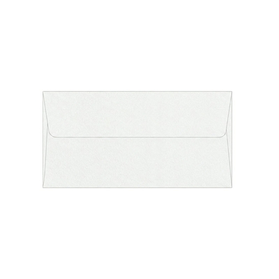 Enveloppe Rives Tradition Natural White, 114 x 224 mm(C6/5), 120g/m², marquage au feutre 2 faces, patte large (81 mm) avec bande de protection, Boîte de 500 enveloppes, FSC Mix Credit
