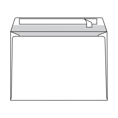 enveloppe Antalis Premium strip blanc 90g 229x324mm boite  avec tarot bleu pointillé FSC®