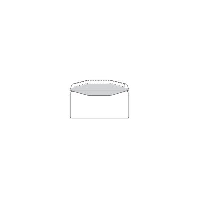 envelop Antalis Prestige 4all venster links gegomd hoogwit 90g 114x229mm doos met grijze binnendruk FSC®