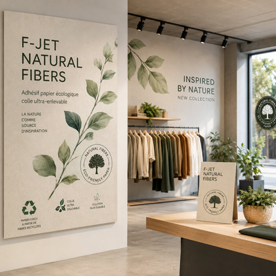 F-Jet Natural Fibers – Mat Zelfklevend FSC Papier 115 g/m²