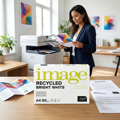 Image Recycled Bright White - Premium Gerecycled Printpapier