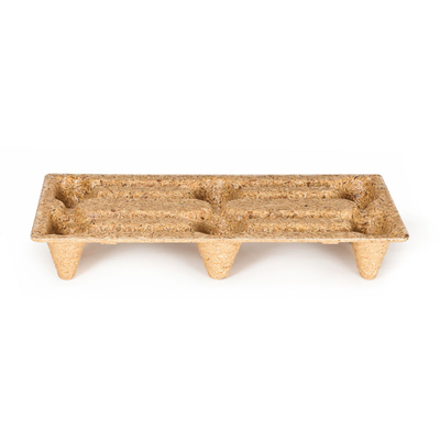 Palette en bois moulée Inka F 36 brun 400x800x130