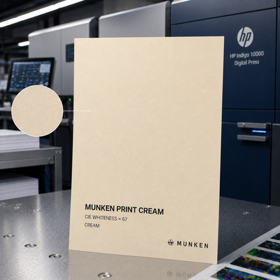 Papier bouffant Munken Print Cream 2.0 80g 720x1020mm Enramé
