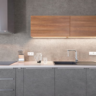 Coala Interior film Stone NE24 - Light Grey Concrete Plaster - effet pierre