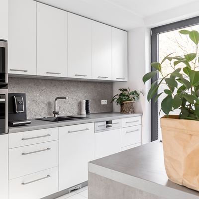 Coala Interior Film Stone Nf99 - Natural Marble Grey - effet marbre
