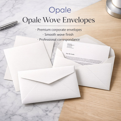 Opale Wove Enveloppen