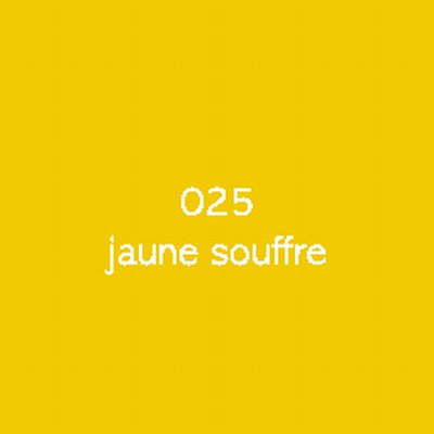 Adhésif de découpe Oracal 641 025-jaune soufre adhésif brillant permanent 1260 mm x 50 m