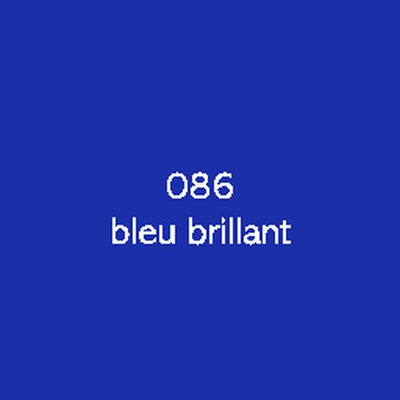 Adhésif de découpe Oracal 641 086-bleu brillant adhésif brillant permanent 1260 mm x 50 m