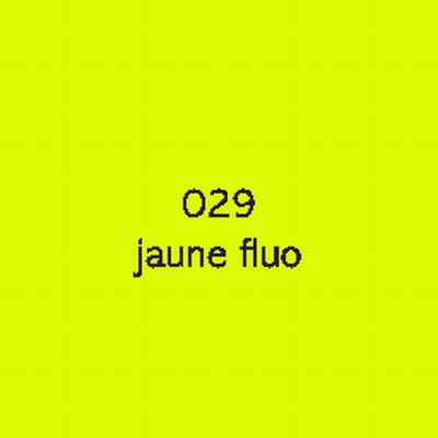 Adhésif de découpe Oracal 6510 029-jaune fluo colle solvant permanent 110µm 1260 mm x 50 m