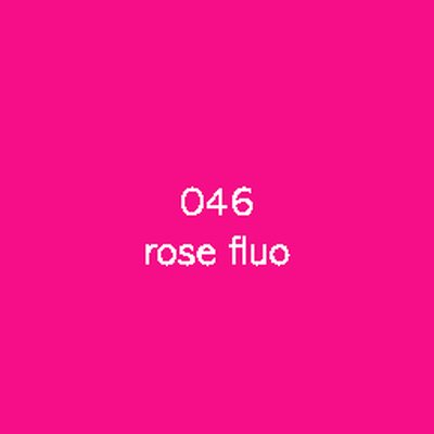 Adhésif de découpe Oracal 6510 046-rose fluo colle solvant permanent 110µm 1260 mm x 50 m