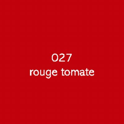 Adhésif coulé de découpe Oracal 751C 027-rouge tomate adhésif brillant permanent 630 mm x 50 m