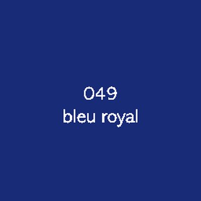 Adhésif coulé de découpe Oracal 751C 049-bleu royal adhésif brillant permanent 630 mm x 50 m