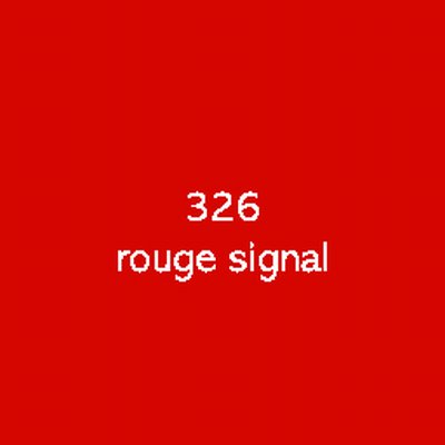 Adhésif coulé de découpe Oracal 751C 326-rouge signal adhésif brillant permanent 1260 mm x 50 m