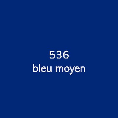 zelfklevende film Oracal 751C glanzend permanent 536-middle blue 84g 1260mm x 50m