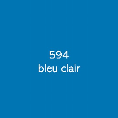 Adhésif coulé de découpe Oracal 751C 594-bleu clair adhésif brillant permanent 1260 mm x 50 m