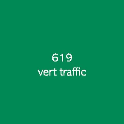 Adhésif coulé de découpe Oracal 751C 619-vert traffic adhésif brillant permanent 1260 mm x 50 m