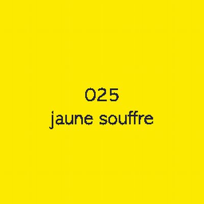 Adhésif de découpe Oracal 8300 025-jaune soufre adhésif permanent 80µm 1260 mm x 50 m