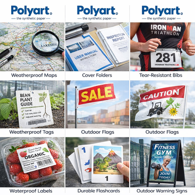 Polyart – Scheurvaste en waterbestendige synthetische printsheet voor duurzame toepassingen in Vlaanderen.