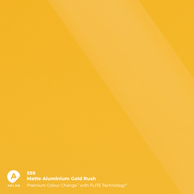 Vinyle coulé Arlon Premium Colour Change FLITE Technology™ 559 Matte Gold Rush Alu 1524mm x 25m mat