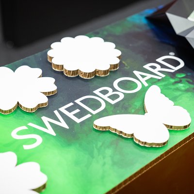 Swedboard Fibre FR – Panneau carton rigide ignifugé imprimable et recyclable