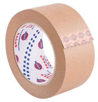 Ruban adhésif papier 80µ brun colle : solvant 50 mm x 50 m