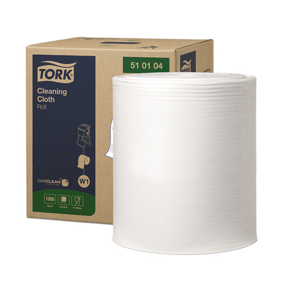 Tork Premium Cloth 510 wit 428mm x 380m doos