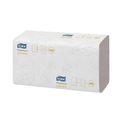 0 Tork Premium handtowel interfold extra soft blanc 212x340mm boite