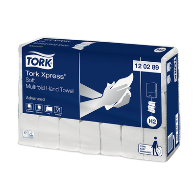 0 Tork Advanced Hand Towel Interfold blanc 212x255mm boite