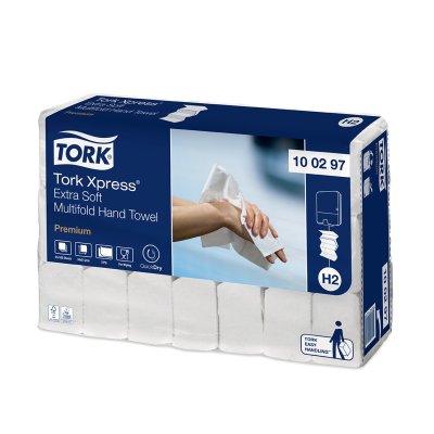 0 Tork Premium handtowel interfold extra soft blanc 212x340mm boite