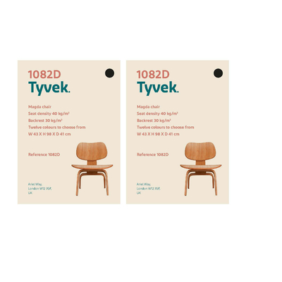 Tyvek®, 1082D Classic, polyéthylène,blanc, 105g/m2, 0.270mm,450mm x 640mm, SRA2,Boîte de 250 feuilles