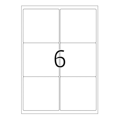 adhésif Xerox Multi-use Labels  blanc adhésif permanent sans refente blanc 70g 93x99mm boite  FSC® 003R96288